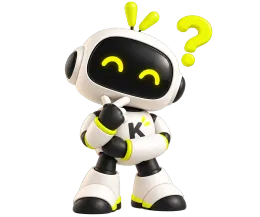 Kritsy, de mascotte van Krits, kijkt vragend